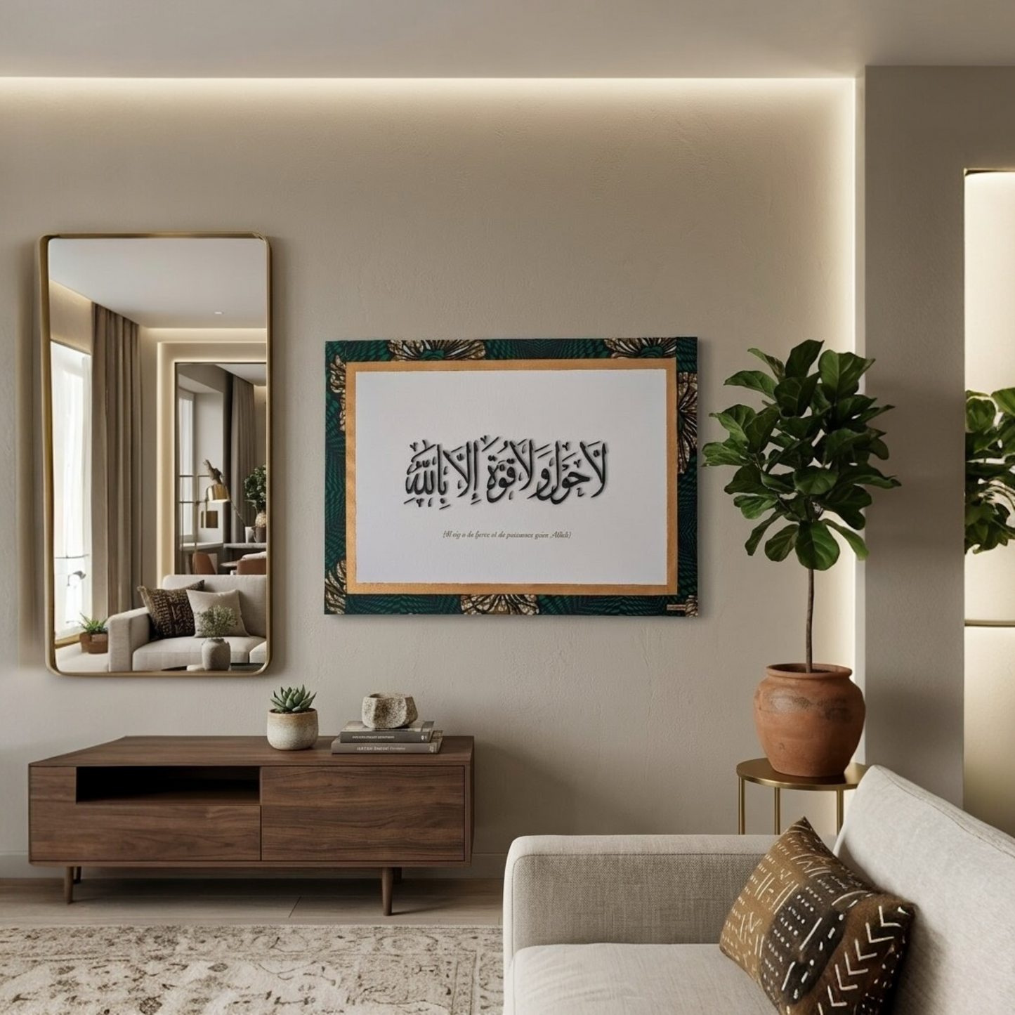 HAWQALA / Tableau calligraphique