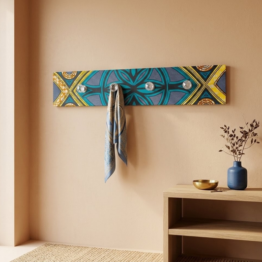 KALY / Porte-manteau mural en Wax